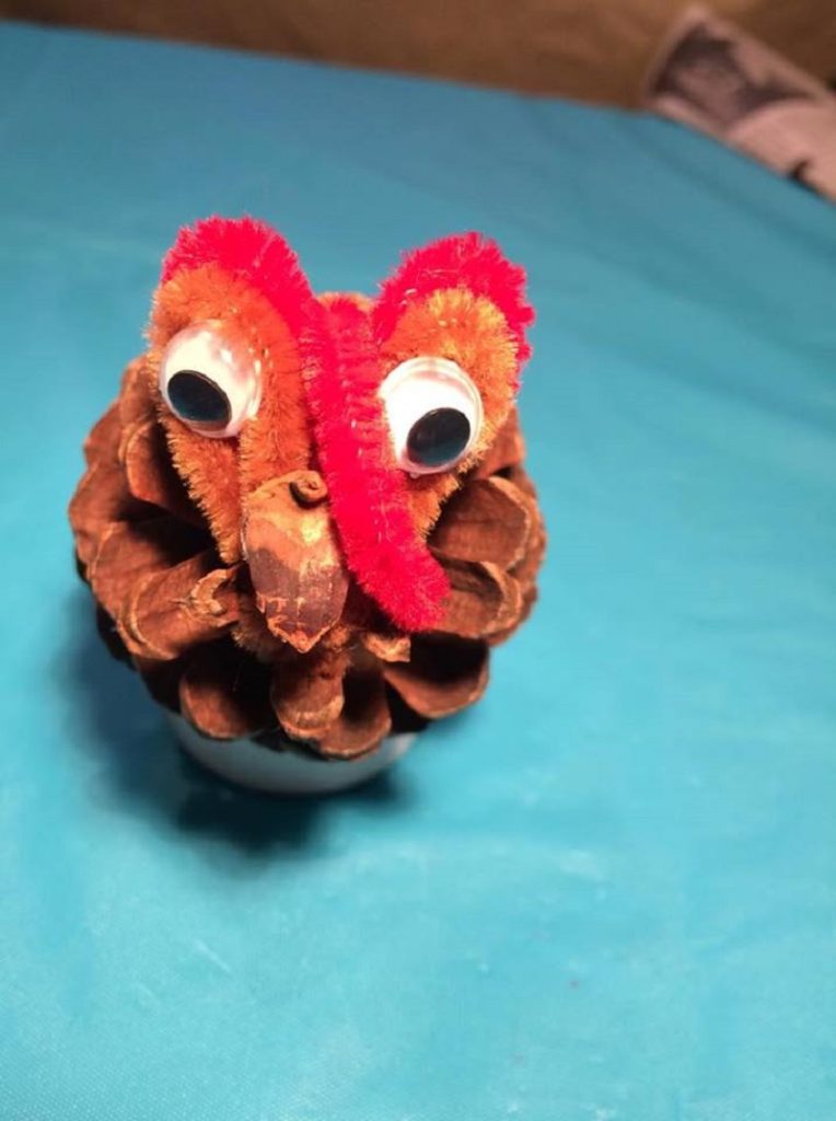 Pine Cone Turkeys Pine Cone Crafts For Kids And More   Pc Hen 6 1 764x1024 